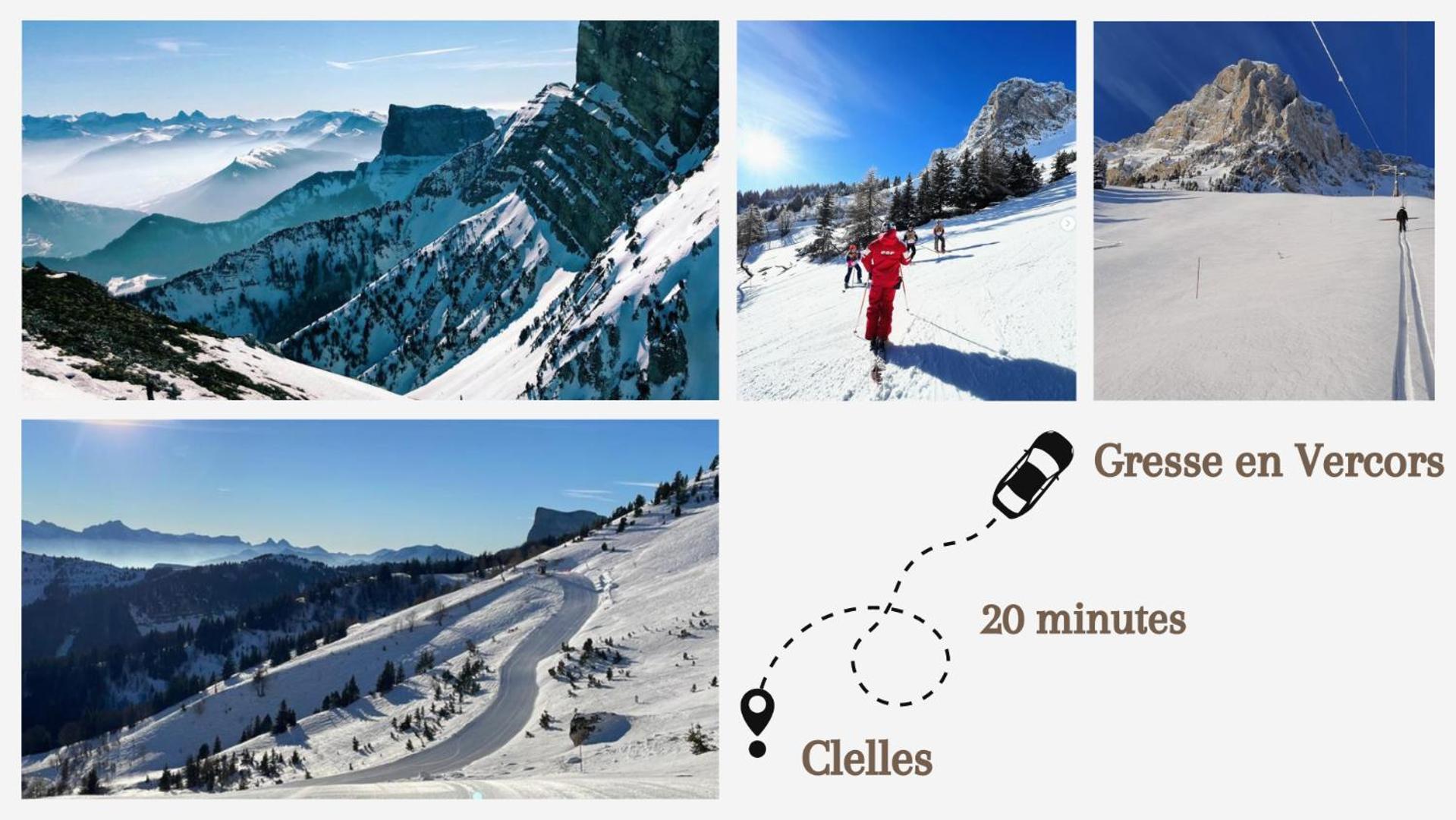 Logement Chaleureux Haut De Gamme Dans Le Trieves - Wifi - Netflix Clelles Экстерьер фото